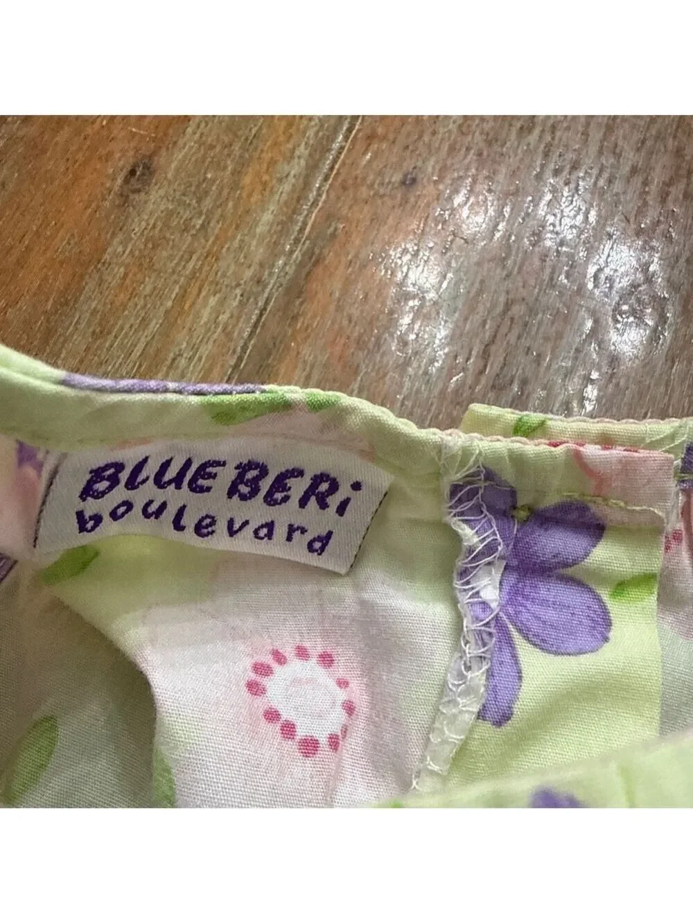 Blueberi Boulevard Infant Girls 12M Floral Gingham Dress